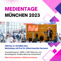 Medientage M&uuml;nchen 2023 Prof. Dr. Alfred-Joachim Hermanni